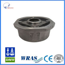 China new product cast steel dual plate wafer check valve